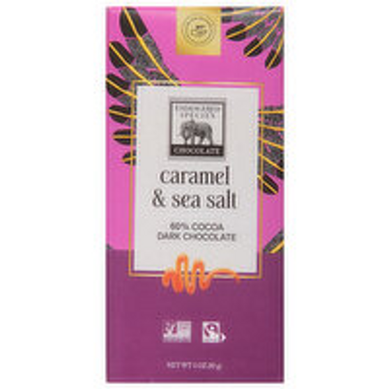 Endangered Caramel Sea Salt Dark 60% 3oz bar