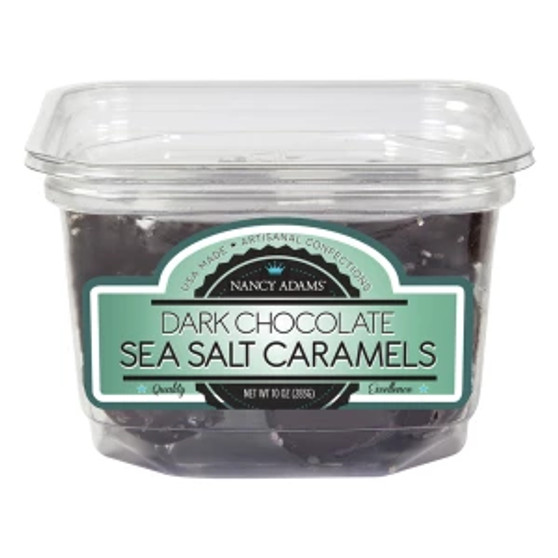 Nancy Adams Dark Choc Sea Salt Caramels 10oz
