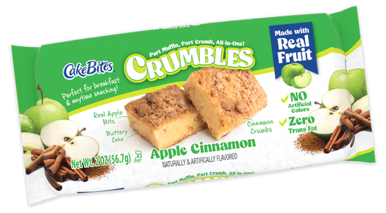 CakeBites Crumbles Apple Cinn 2oz