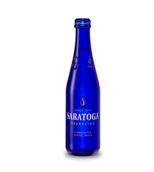 Saratoga Sparkling Water Blue Plastic 16oz