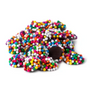 SAVOR Mini Dark Chocolate Rainbow Nonpareils 8oz