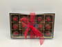 SAVOR Dark Chocolate Raspberry Truffles (crown) 8oz 15pc Gift Box