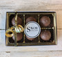 SAVOR Milk Chocolate Sea Salt Caramel Truffles Gift Box 6pc