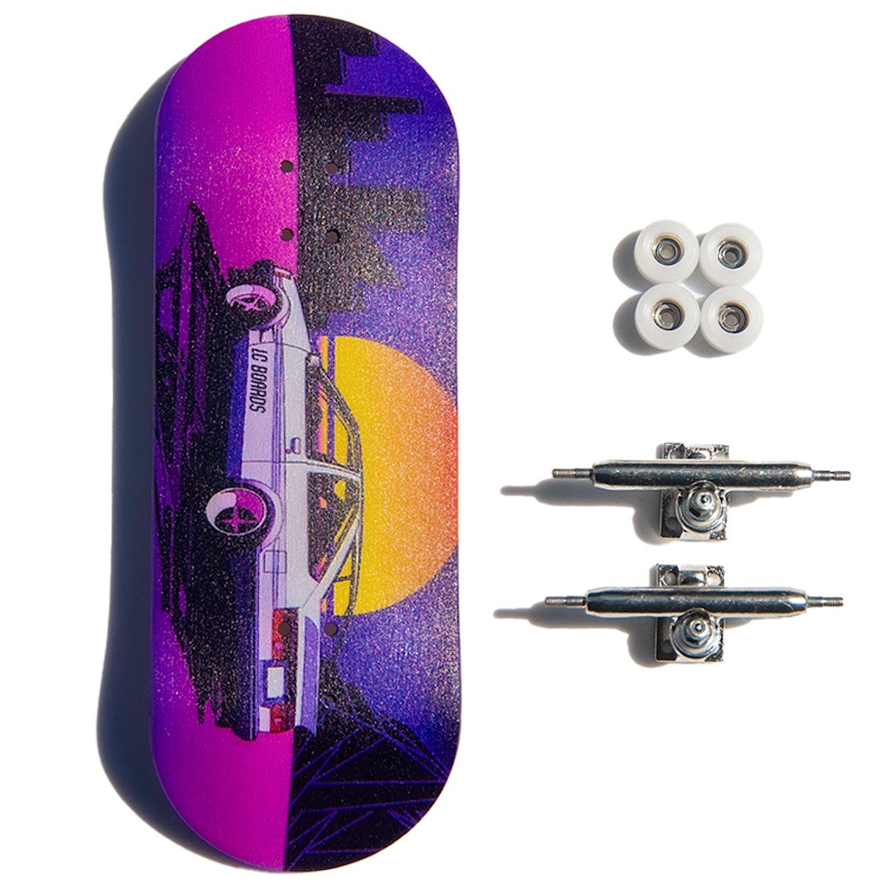 ★BLACKPURPLE★ SkateBot Mix Charm Keyring SkateBot Mix Char LC BOARDS FINGERBOARD 98X34 COMPLETE '86 GRAPHIC FOAM GRIP
