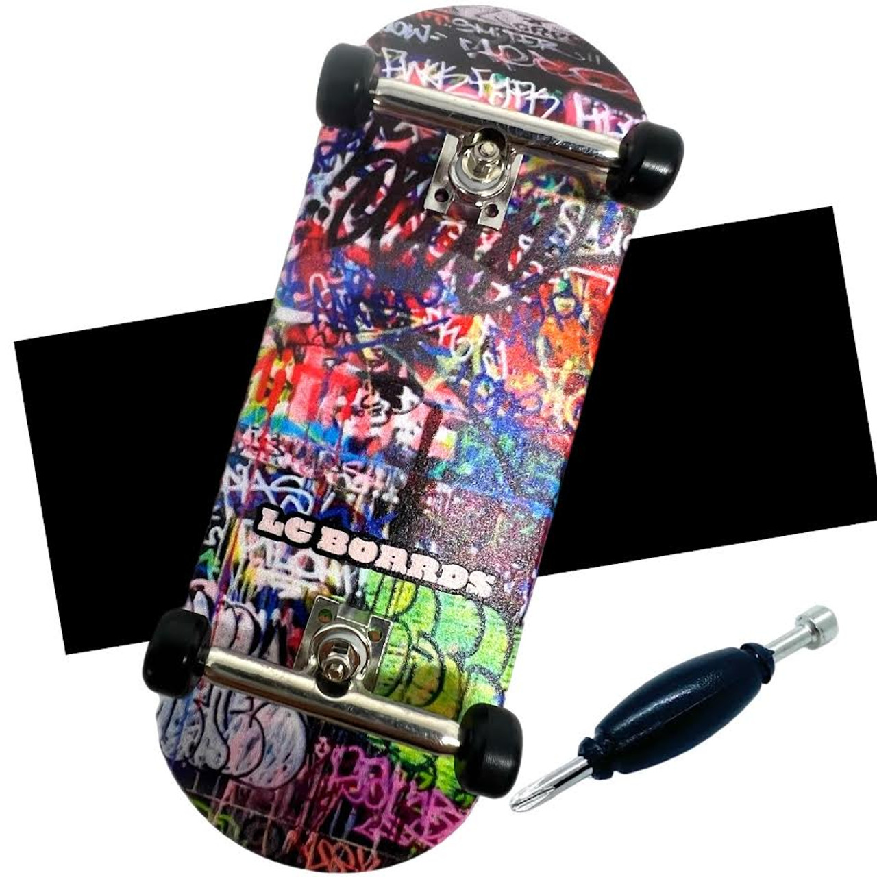 LC BOARDS FINGERBOARD 98X34 COMPLETE GRAFFITI GRAPHIC WITH