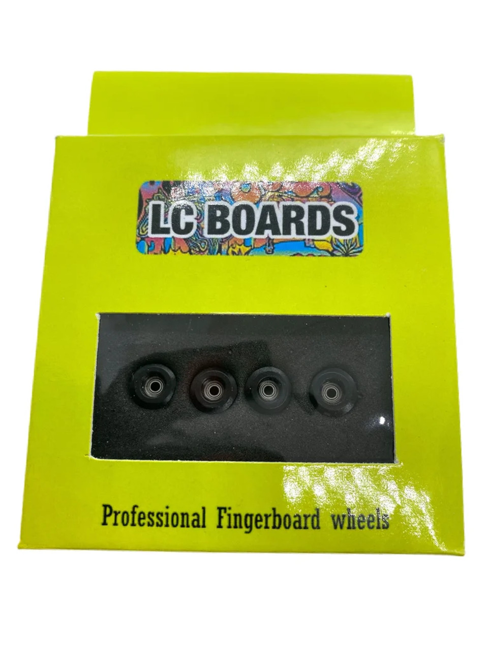 LC BOARDS Fingerboard 98x34 Complete Supreme LV Black Trucks Black Wheels  Grip