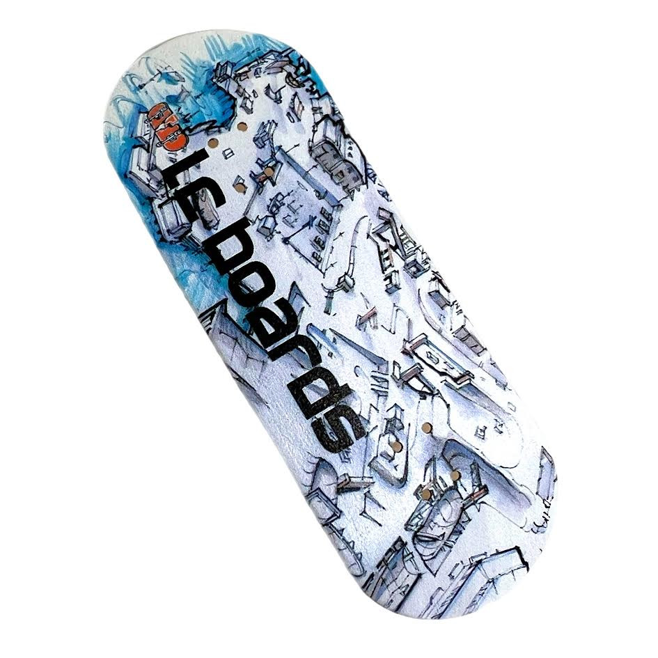 LC BOARDS 98X34 COMPLETE HARBORSIDE GRAPHIC FOAM GRIP TAPE