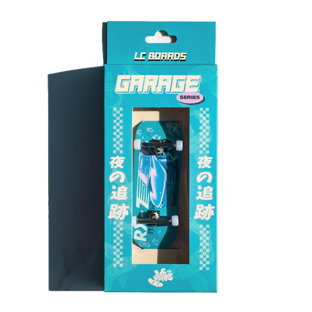 LC BOARDS 98X34 COMPLETE GARAGE SERIES RX7 GRAPHIC FOAM GRIP TAPE