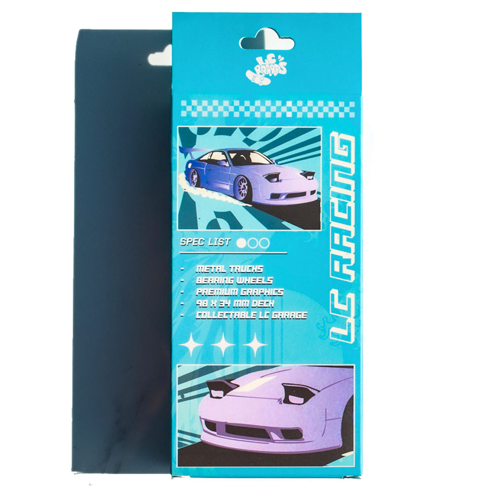 LC BOARDS 98X34 COMPLETE GARAGE SERIES RX7 GRAPHIC FOAM GRIP TAPE