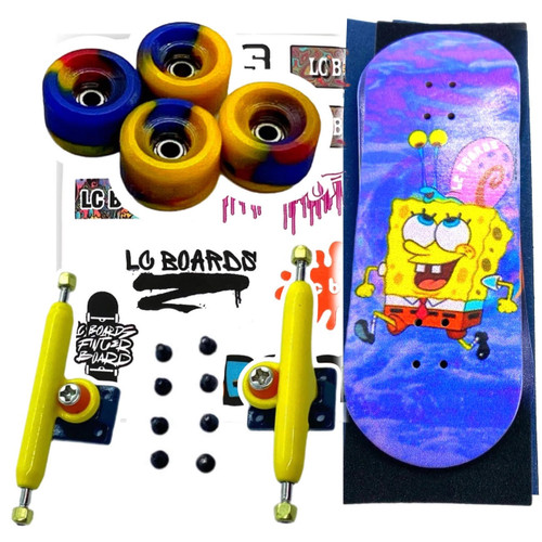 LC BOARDS FINGERBOARDS DELUXE 98X34 COMPLETE PRO TRUCKS SPONGE