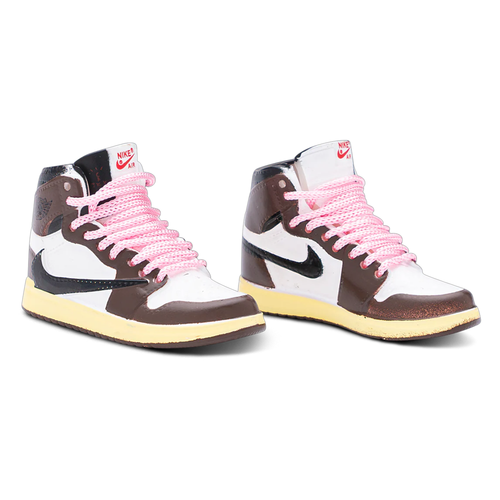 LC BOARDS FINGER SHOES TRAVIS SCOTT JORDAN'S BROWN