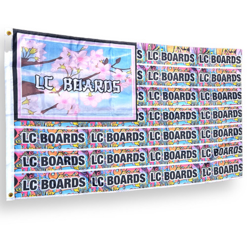 LC BOARDS FINGERBOARD  3X5 FOOT FLAG