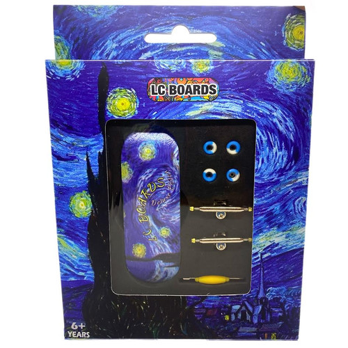 LC BOARDS FINGERBOARD 98X32 DELUXE COMPLETE STARRY NIGHT LIMITED EDITION