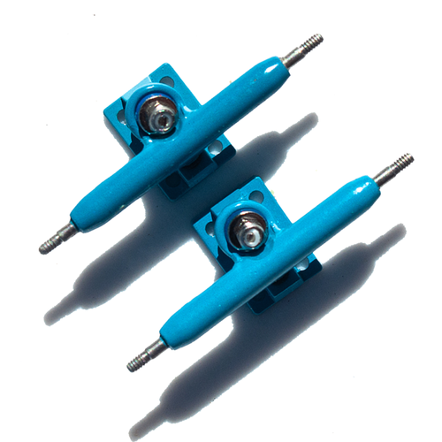 LC BOARDS FINGERBOARD 34MM TRUCKS ROYAL BLUE PRO SHAPED WITH LOCK NUTS