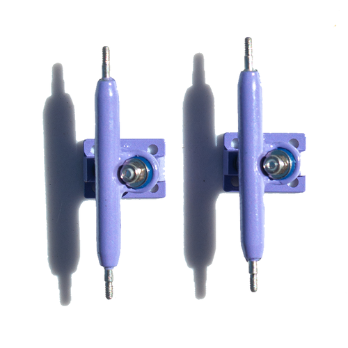 LC BOARDS FINGERBOARD 34MM TRUCKS PURPLE PRO SHAPED WITH LOCK NUTS