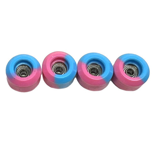LC BOARDS FINGERBOARD 65D URETHANE STREET WHEELS BLUE RASPBERRY
