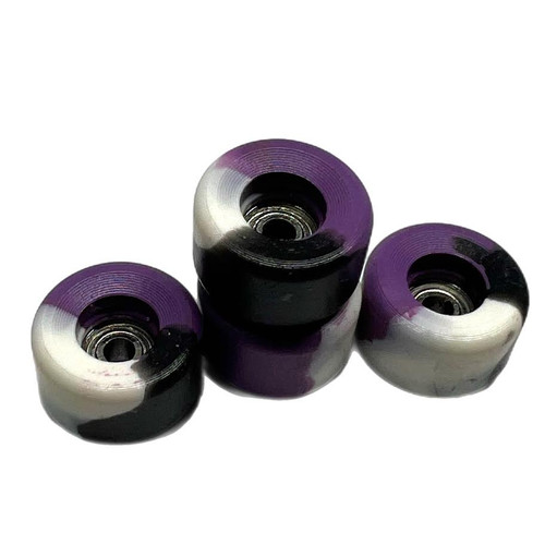 LC BOARDS FINGERBOARD 65D URETHANE BOWL WHEELS BLACK BERRY 2.0
