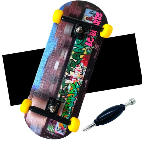 LC BOARDS FINGERBOARD 98X34 SUBWAY GRAPHIC COMPLETE