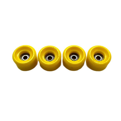 LC BOARDS FINGERBOARD 65D URETHANE BOWL SHAPED WHEELS WHITE 2.0