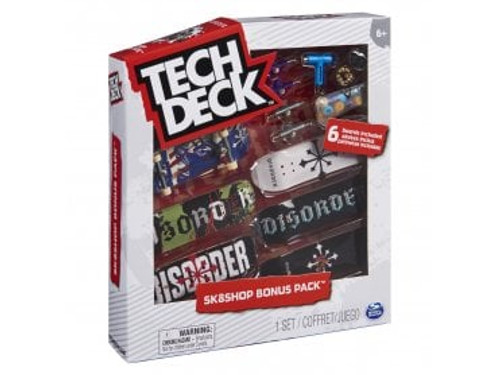 Tech Deck Sk8shop Bonus Pack 6 Boards Tech Deck Sk8shop Bonus Pack 6 Boards