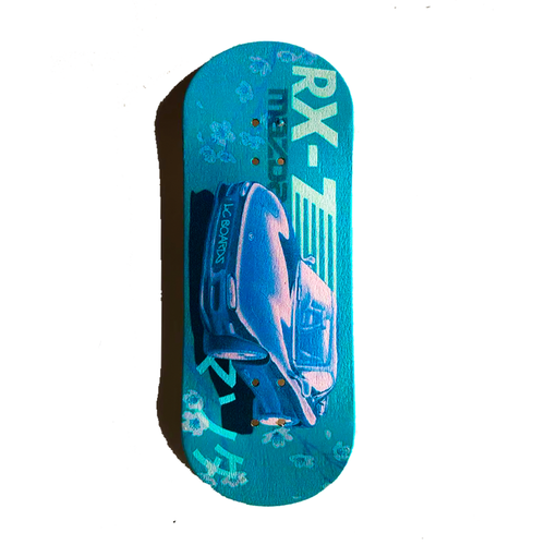 LC BOARDS 98X34 COMPLETE GARAGE SERIES RX7 GRAPHIC FOAM GRIP TAPE