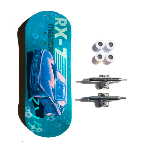 LC BOARDS 98X34 COMPLETE GARAGE SERIES RX7 GRAPHIC FOAM GRIP TAPE