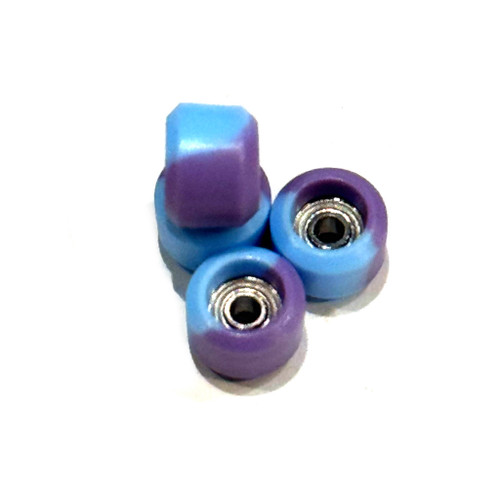 LC BOARDS URETHANE MINI WHEELS PURPLE/BLUE SWIRL