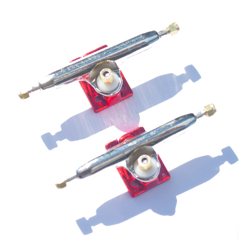 LC BOARDS FINGERBOARDS PRO V4 TRUCKS 34MM RED