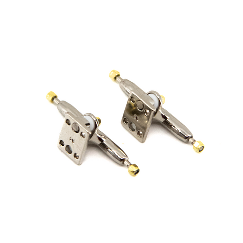 LC BOARDS FINGERBOARDS PRO V4 TRUCKS 34MM SILVER