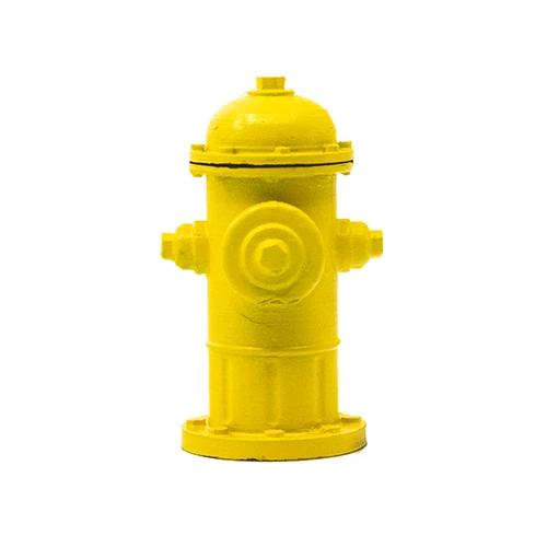 LC BOARDS YELLOW FIRE HYDRANT OBSTACLE 1/8 SCALE