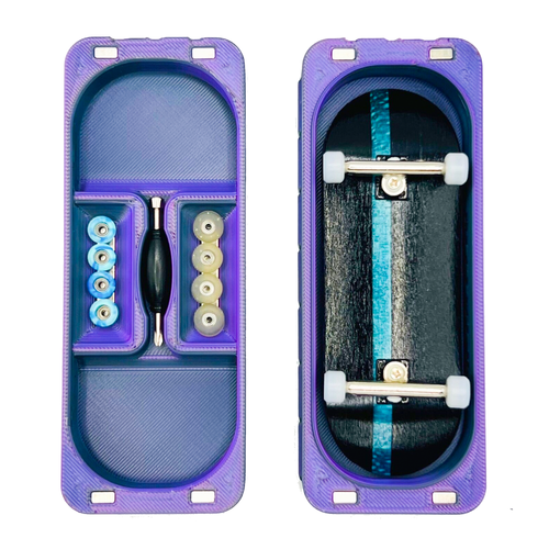 DECENT BIT FINGERBOARD COFFIN CASE PURPLE/BLACK
