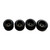 LC BOARDS FINGERBOARD URETHANE STREET WHEELS BLACK