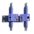 LC BOARDS FINGERBOARD 34MM TRUCKS PURPLE PRO SHAPED WITH LOCK NUTS
