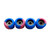 LC BOARDS URETHANE MINI WHEELS COTTON CANDY SWIRL