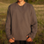 LC BOARDS FINGERBOARD OVERSIZED THICK BEEFY TEE LONG GREY