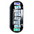 LC BOARDS FINGERBOARD 96X37 DELUXE DECK SILVER FOIL