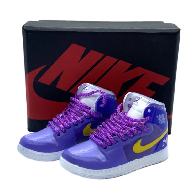 LC BOARDS FINGER SHOES PURPLE AIR JORDAN'S