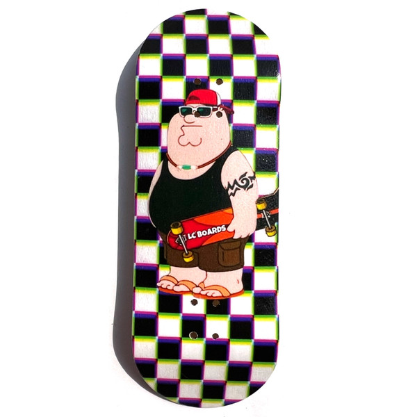 LC BOARDS FINGERBOARD 98X34 DECK PETER GRAPHIC WITH FOAM GRIP