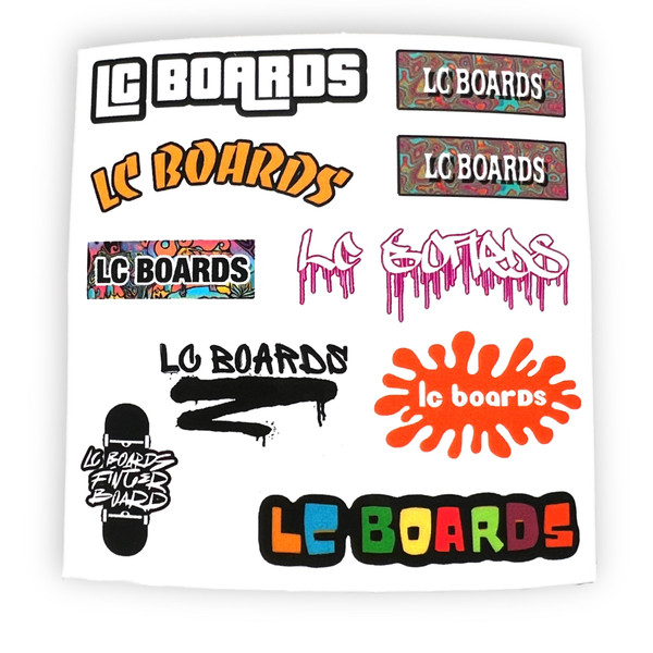 LC BOARDS MINI DECK STICKER SHEET