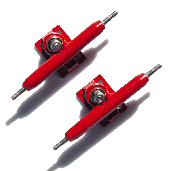 LC BOARDS FINGERBOARD 34MM TRUCKS RED PRO SHAPED WITH LOCK NUTS