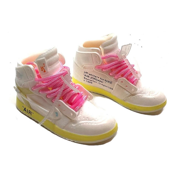 LC BOARDS FINGER SHOES WHITE JUMPMAN JORDANS