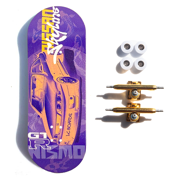 LC BOARDS 98X34 COMPLETE GARAGE SERIES SKYLINE GRAPHIC FOAM GRIP TAPE