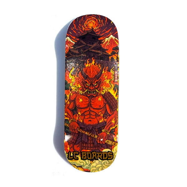 LC BOARDS FINGERBOARDS 96X32 SAMURAI DELUXE DECK WITH GRIPTAPE