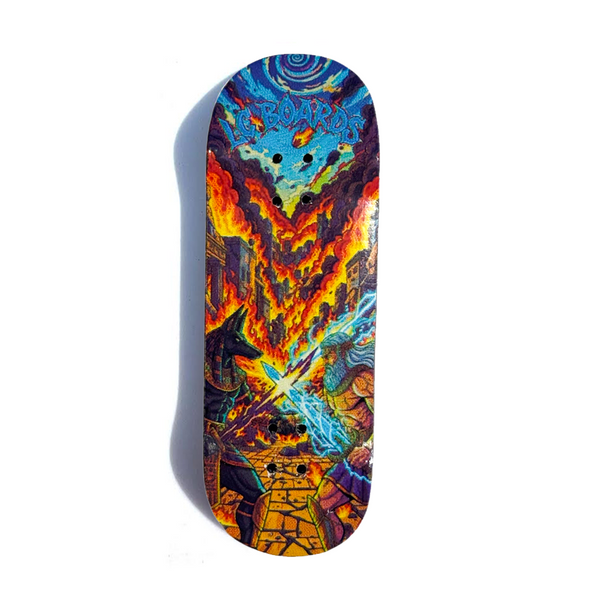 LC BOARDS FINGERBOARDS 96X32 EMPIRE DELUXE DECK WITH GRIPTAPE