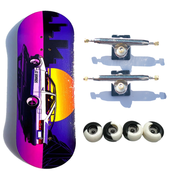 LC BOARDS FINGERBOARDS DELUXE 98X34 COMPLETE V4 TRUCKS 86