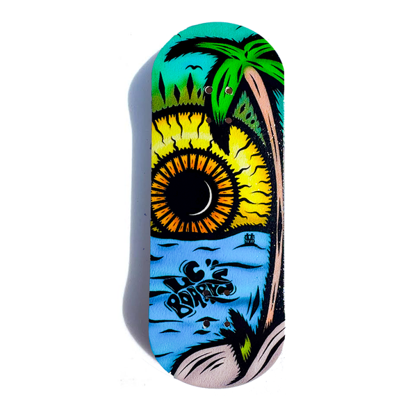 LC BOARDS FINGERBOARDS 98X34 SUN BURN DECK WITH GRIPTAPE