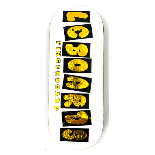 LC BOARDS FINGERBOARD 96X37 DELUXE DECK GOLD FOIL