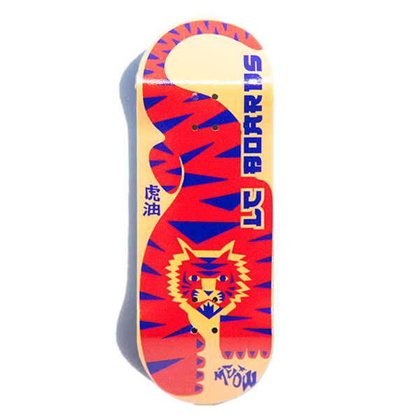 LC BOARDS FINGERBOARDS 98X34 MEOW DECK WITH GRIPTAPE