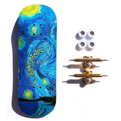 LC BOARDS FINGERBOARDS 98X32 STARRY NIGHT COMPLETE
