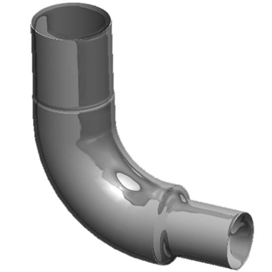 BESTfit 8 To 5 Inch OD Chrome Exhaust Elbow Replaces 14Zflx-60158050Cp For Freightliner Classic & FLD